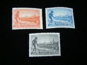Australia Scott #142a-144a Set Perf 11.5 Mint Never Hinged