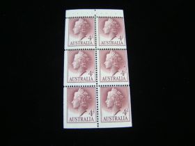 Australia Scott #294a Booklet Pane of 6 Mint Never Hinged
