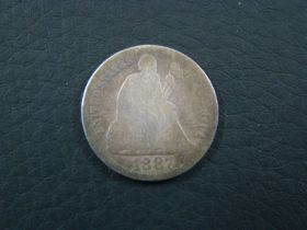1887-S Liberty Seated Silver Dime AG 100905