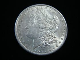 1897-S Morgan Silver Dollar About Uncirculated 20102