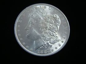 1887 Morgan Silver Dollar Brilliant Uncirculated 110102