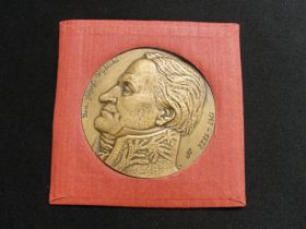 Vintage Polish Bronze Medal "Gen. Jozef Wybucki"