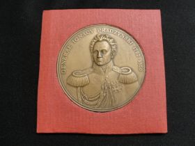 Vintage Polish Bronze Medal "General Ignacy Pradzynski"