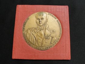 Vintage Polish Bronze Medal "Jozef Zacmariasz"