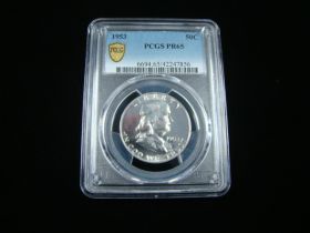 1953 Franklin Silver Half Dollar PCGS Graded PR65 #42247856