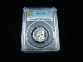 1953 Washington Silver Quarter PCGS Graded PR66 #42247860