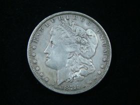 1878 7TF Reverse of 1878 Morgan Silver Dollar VF 50917