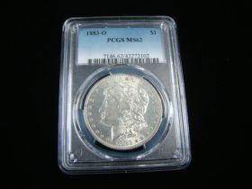 1883-O Morgan Silver Dollar PCGS Graded MS62 #42272102