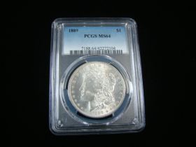 1889 Morgan Silver Dollar PCGS Graded MS64 #42272104
