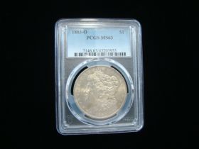 1883-O Morgan Silver Dollar PCGS Graded MS63 #45203955
