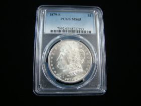 1879-S Morgan Silver Dollar PCGS Graded MS65 #48737193