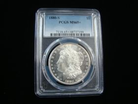 1880-S Morgan Silver Dollar PCGS Graded MS65+ #48737199