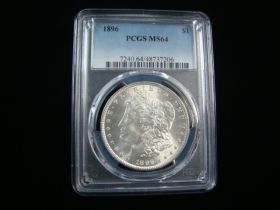 1896 Morgan Silver Dollar PCGS Graded MS64 #48737206