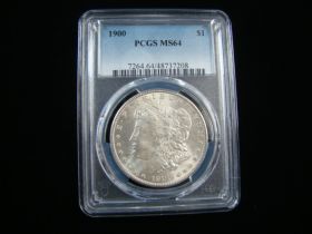 1900 Morgan Silver Dollar PCGS Graded MS64 #48737208