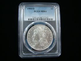 1904-O Morgan Silver Dollar PCGS Graded MS64 #48737242