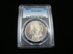 1883-O Morgan Silver Dollar PCGS Graded MS63 #42501967