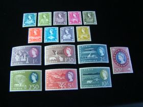 Kenya Uganda Tanzania Scott #120-135 Set Mint Never Hinged