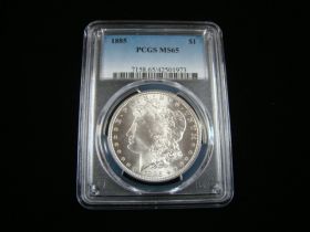 1885 Morgan Silver Dollar PCGS Graded MS65 #42501973