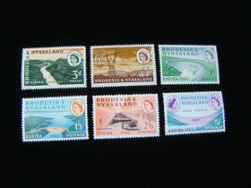 Rhodesia & Nyasaland Scott #172-177 Set Mint Never Hinged