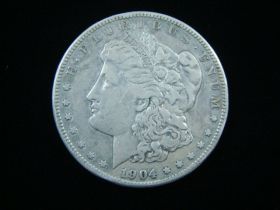 1904-S Morgan Silver Dollar VF+ 11111