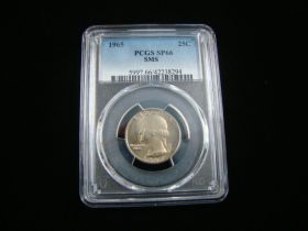 1965 Washington Quarter PCGS Graded SP66 SMS #42238294