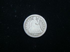 1845 Liberty Seated Silver Half Dime Good+ 31113