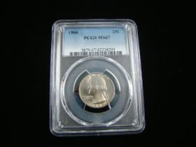 1966 Washington Quarter PCGS Graded MS67 #42238295