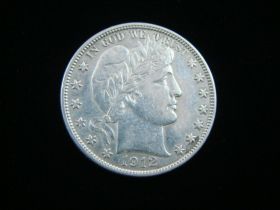 1912-S Barber Silver Half Dollar XF+ 121113