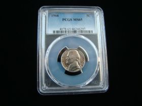 1966 Jefferson Nickel PCGS Graded MS65 #46246297