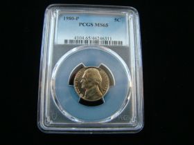 1980-P Jefferson Nickel PCGS Graded MS65 #46246311