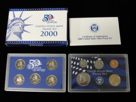 2000 U.S. Mint Proof Set w/ Box & COA