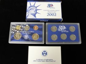 2002 U.S. Mint Proof Set w/ Box & COA
