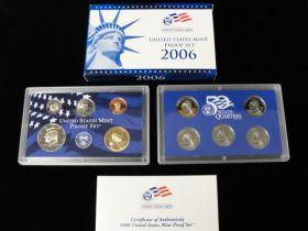 2006 U.S. Mint Proof Set W/ box & COA