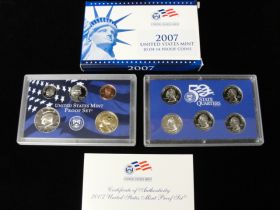 2007 U.S. Mint Proof Set W/ Box & COA