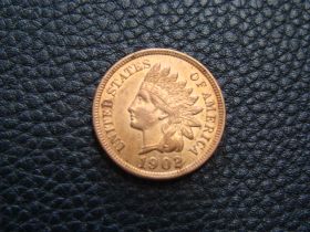 1902 Indian Head Cent Uncirculated Red Brown 20507