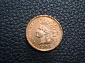 1903 Indian Head Cent Uncirculated Red Brown 30507