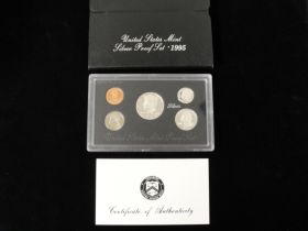 1995 U.S. Mint Proof Silver Proof Set W/ Box & COA