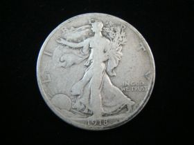 1918-S Walking Liberty Silver Half Dollar VG 50924