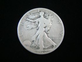 1920 Walking Liberty Silver Half Dollar Good 100924