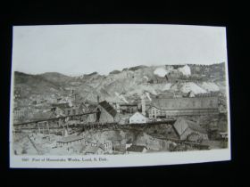 1907 Lead South Dakota Homestake Works Mine Postcard