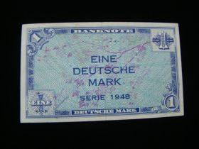 Germany Allied Occupation 1948 1 Deutshe Mark Banknote VF Pick# 2a