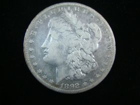 1892-S Morgan Silver Dollar VF 101016