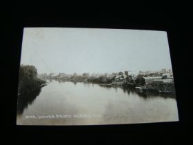 1919 Albany Oregon Water Front Real Photo Postcard 