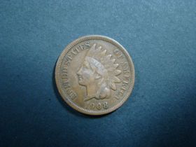 1908-S Indian Head Cent XF 10106