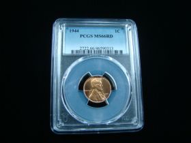 1944 Lincoln Cent PCGS Graded MS66RD #46590313