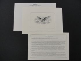 BEP Souvenir Card #B-243 2000 Naval Preparedness / Eagle