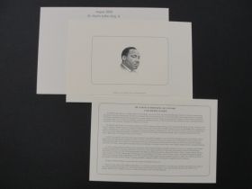 BEP Souvenir Card #B-245 2000 Dr. Martin Luther King, Jr.