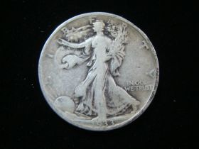 1933-S Walking Liberty Silver Half Dollar VG+ 71105