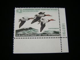 U.S. Scott #RW32 Plate # Single Mint Never Hinged Three Canvasback Drakes