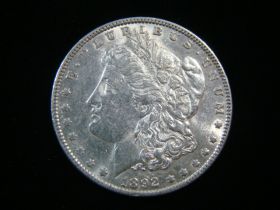 1892 Morgan Silver Dollar About Uncirculated 31016